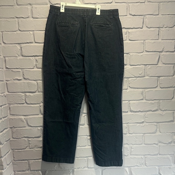 NWOT L.L BEAN Black Denim Jeans size 16 - Picture 5 of 6